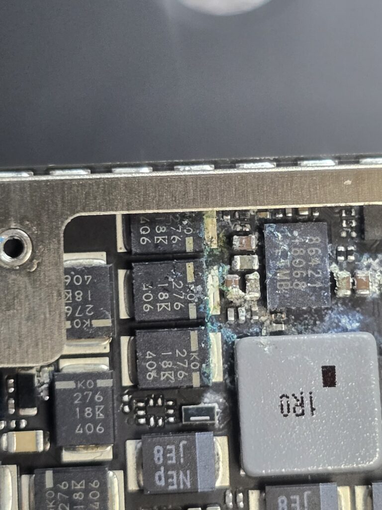 Computer liquid damage repair in Virginia Beach at iFix 757