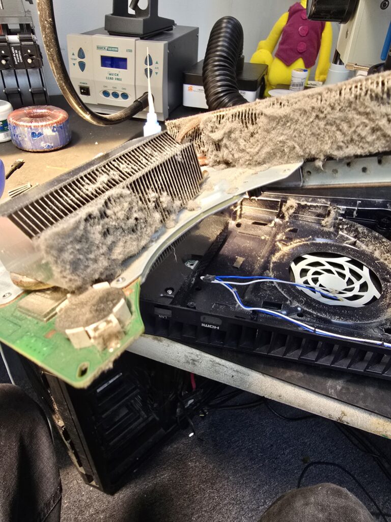 PS5 cleaning and liquid metal service in Virginia Beach