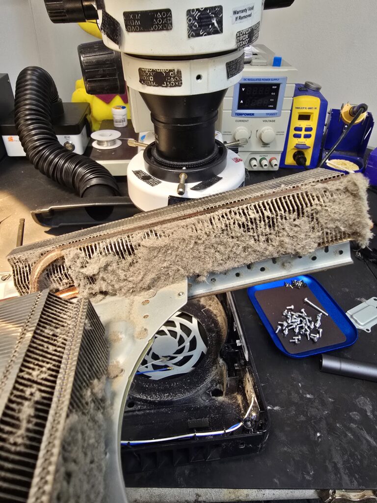 PS5 cleaning and servicing in Virginia Beach at iFix 757