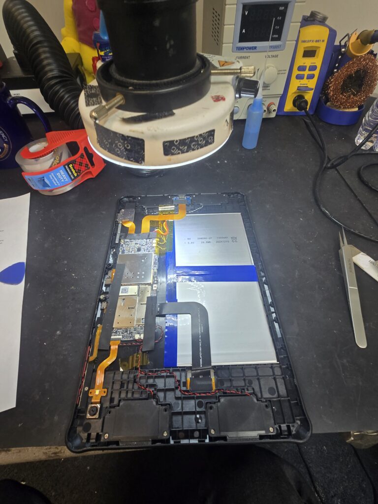 Samsung screen and battery replacement in Virginia Beach, iFix 757