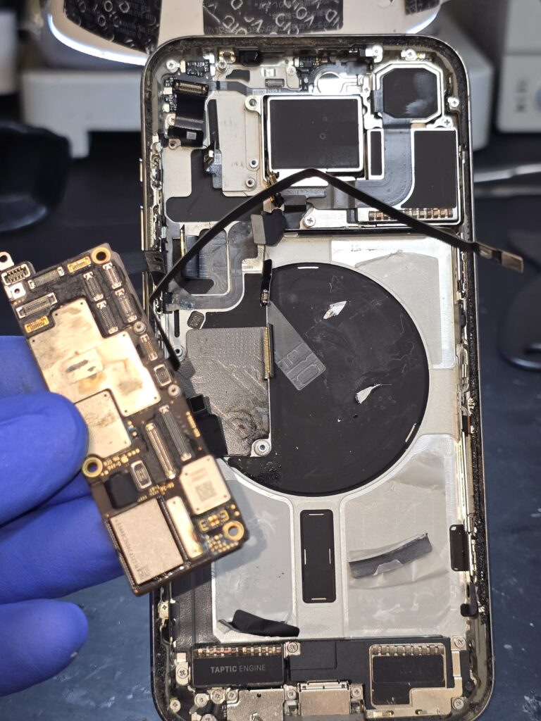 iPhone 15 pro max water damage successful data recovery repair in Virginia Beach iFix757