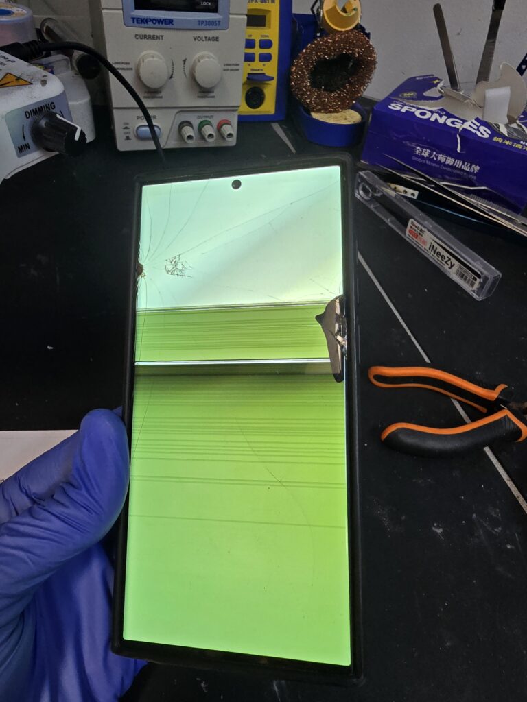 Samsung Galaxy S23 Ultra screen replacement in Virginia Beach iFix757