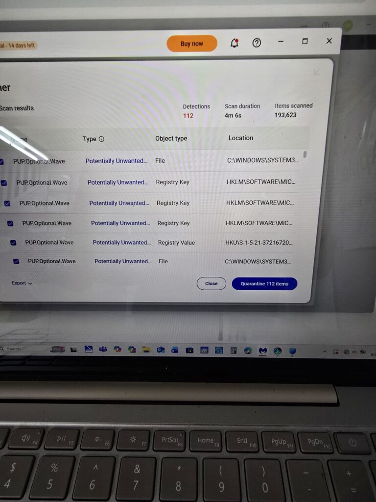 Computer malware and virus removal service completed at iFix 757 in Virginia Beach.